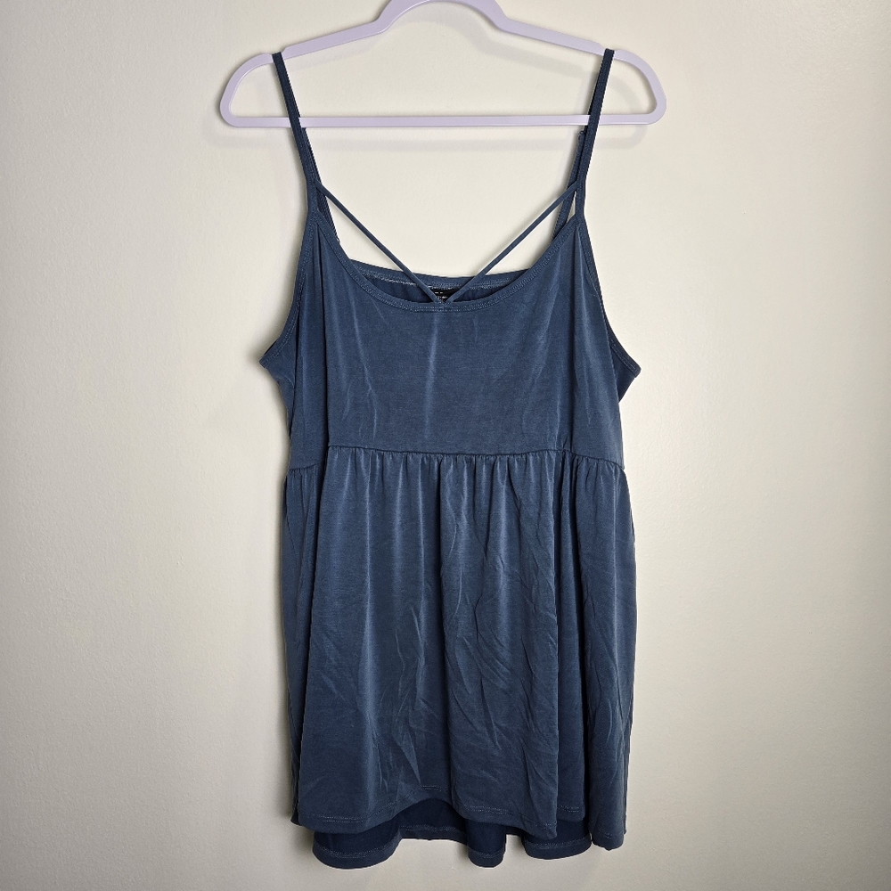 TORRID Empire Peplum Babydoll Tank Top 2